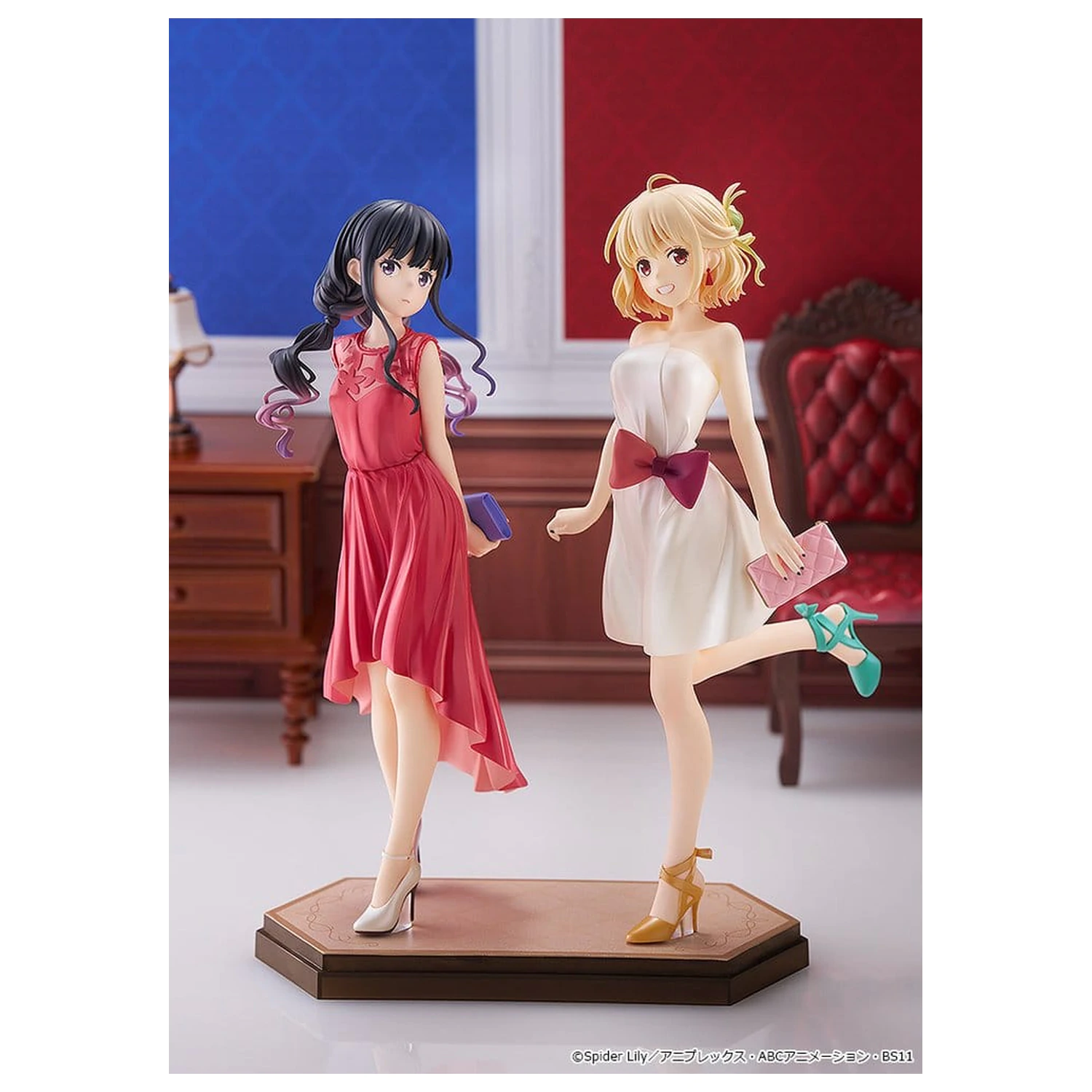 Lycoris Recoil Pop Up Parade Chisato Nishikigi & Takina Inoue: After Party! Ver. L Size 2 db-os PVC figura csomag  termékfotó