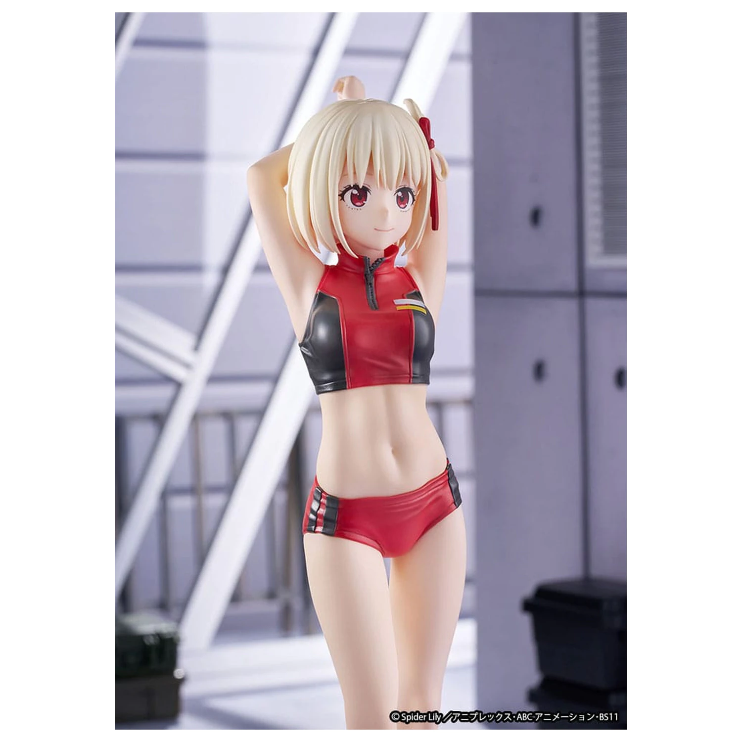 Lycoris Recoil szobor figura PVC 1/7 Chisato Nishikigi Traning wear Ver. 24 cm   termékfotó