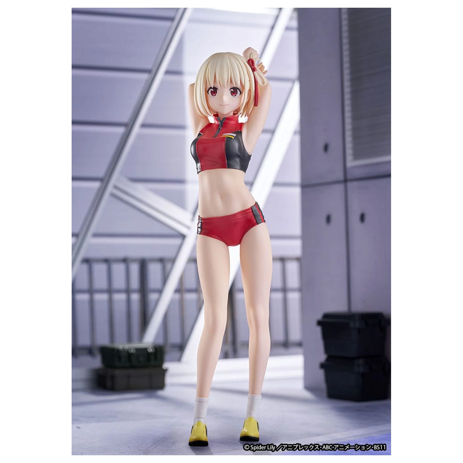 Lycoris Recoil szobor figura PVC 1/7 Chisato Nishikigi Traning wear Ver. 24 cm   termékfotó