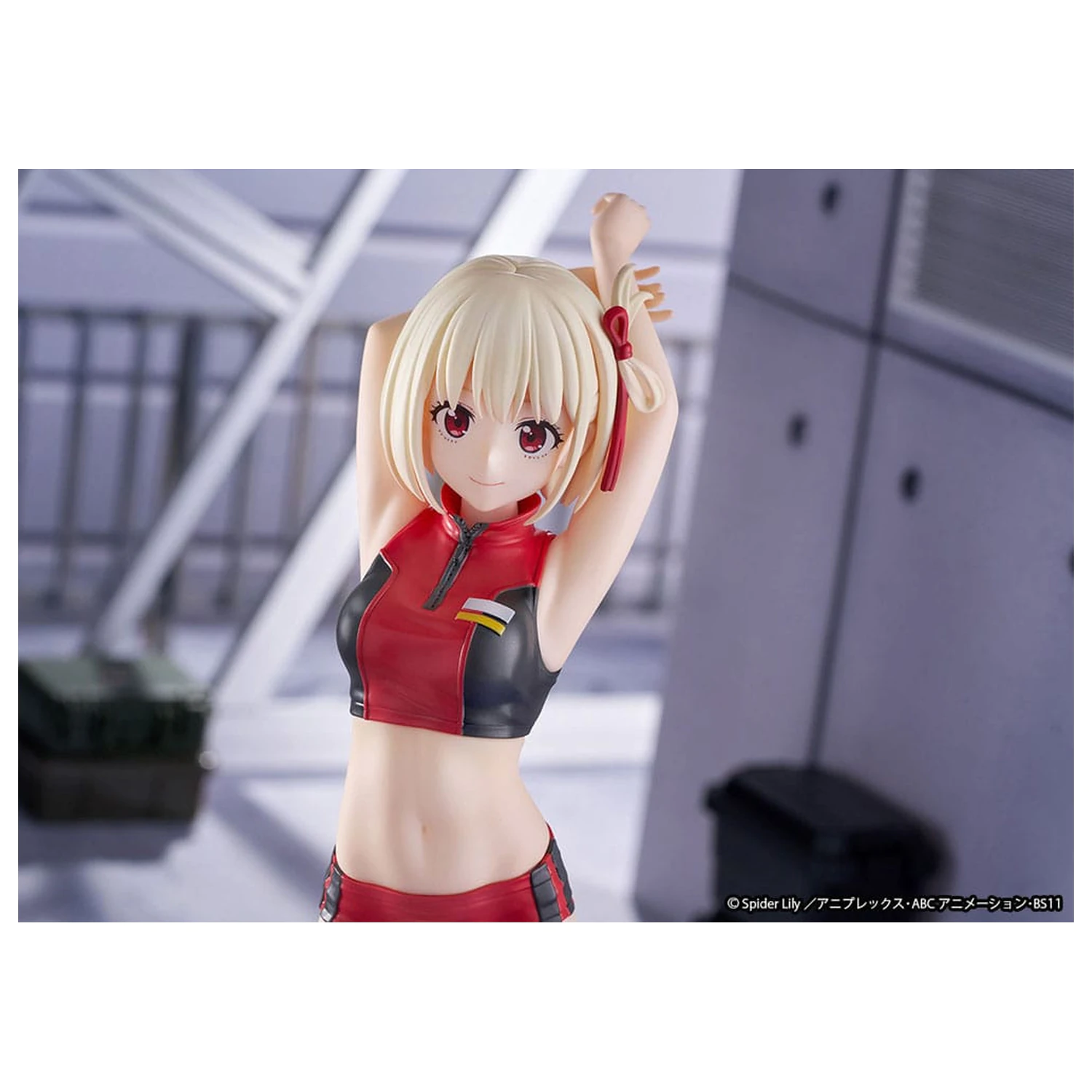 Lycoris Recoil szobor figura PVC 1/7 Chisato Nishikigi Traning wear Ver. 24 cm   termékfotó