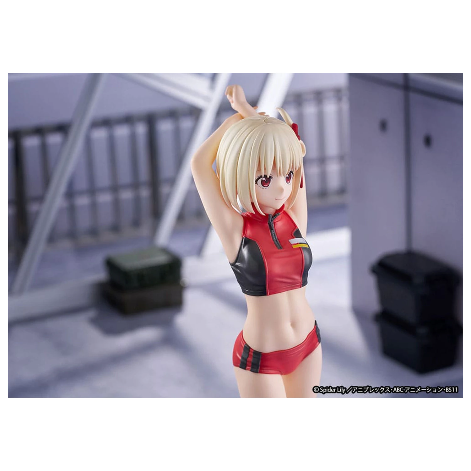 Lycoris Recoil szobor figura PVC 1/7 Chisato Nishikigi Traning wear Ver. 24 cm   termékfotó