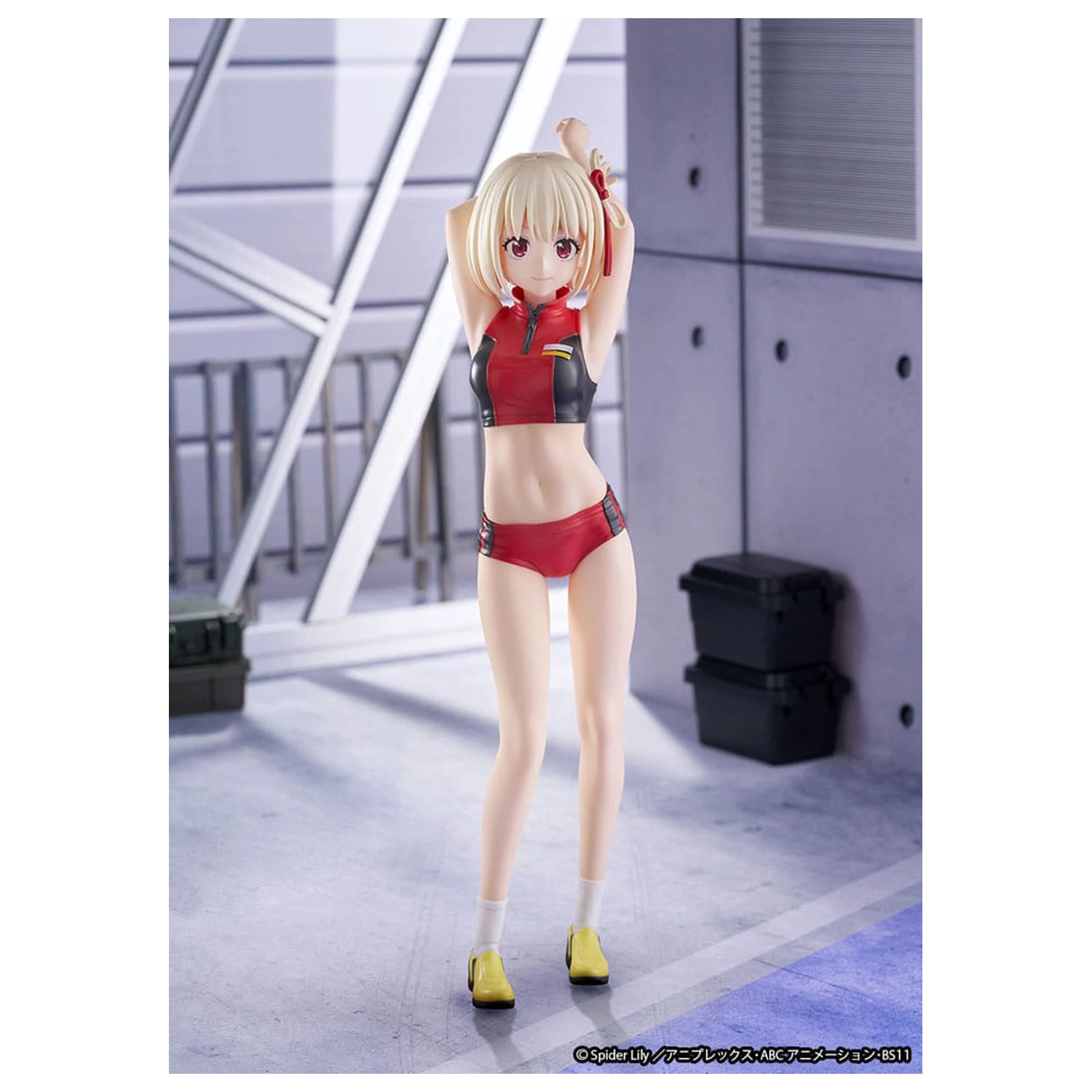 Lycoris Recoil szobor figura PVC 1/7 Chisato Nishikigi Traning wear Ver. 24 cm   termékfotó