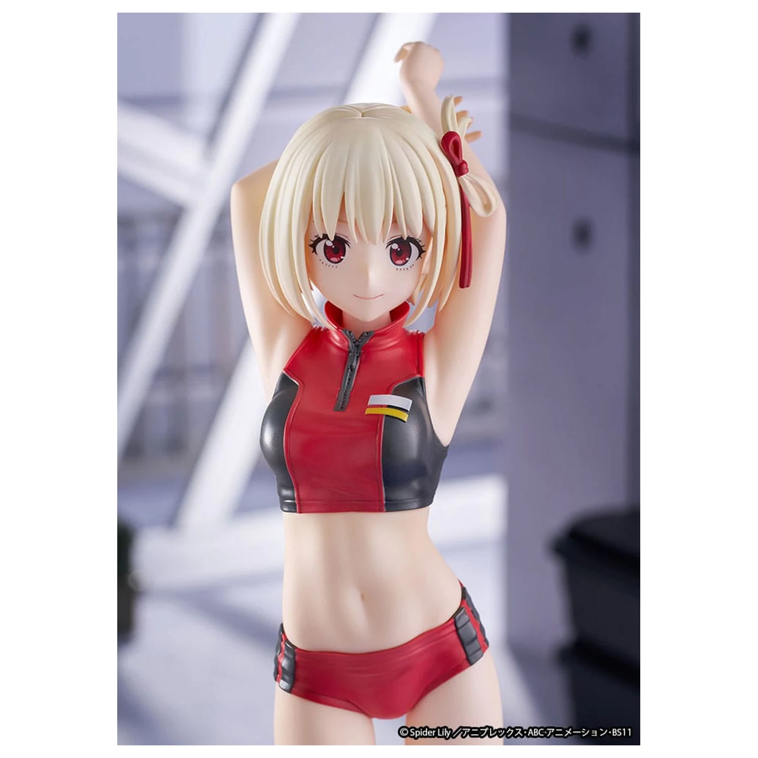 Lycoris Recoil szobor figura PVC 1/7 Chisato Nishikigi Traning wear Ver. 24 cm   termékfotó