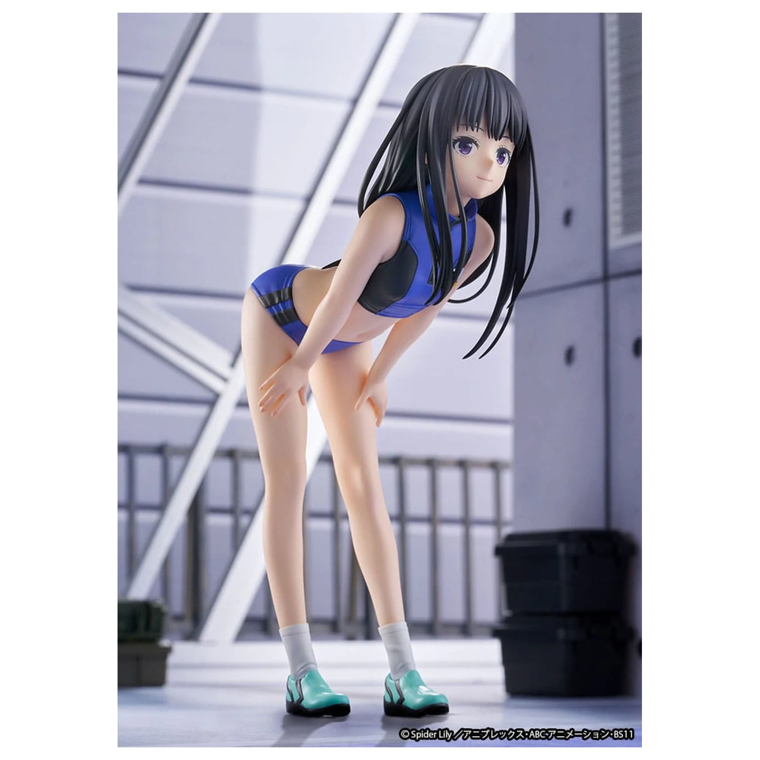Lycoris Recoil szobor figura PVC 1/7 Takina Inoue Traning wear Ver. 18 cm   termékfotó