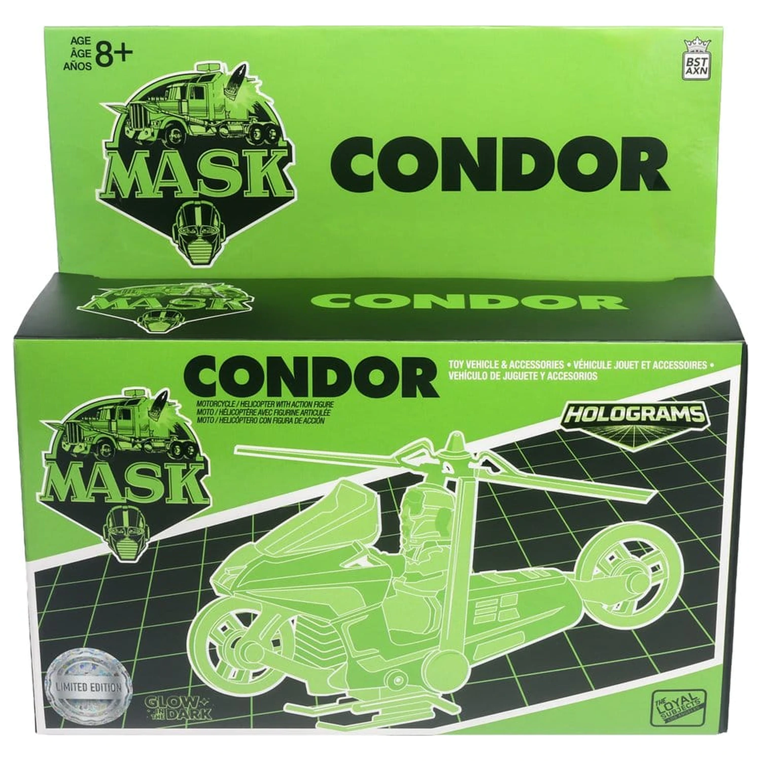 M.A.S.K. jármű Condor Hologram Variant (Glow in the Dark) termékfotó