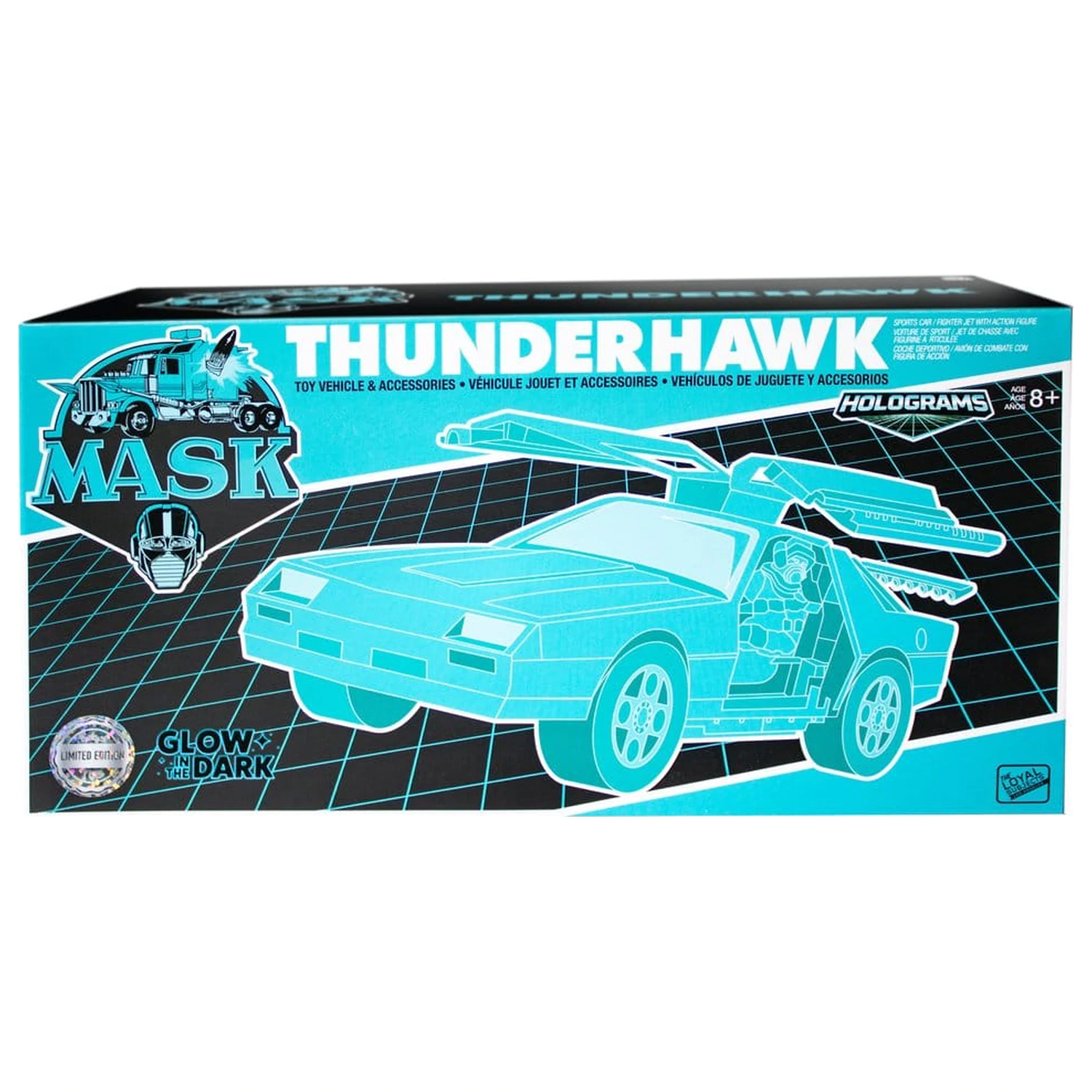 M.A.S.K. jármű Thunderhawk Hologram Variant (Glow in the Dark) termékfotó