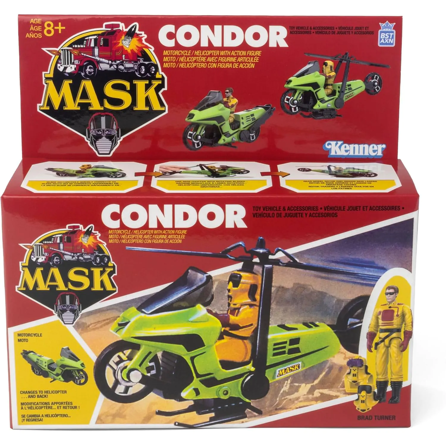 M.A.S.K. Vehicle Condor akciófigura és jármű  termékfotó