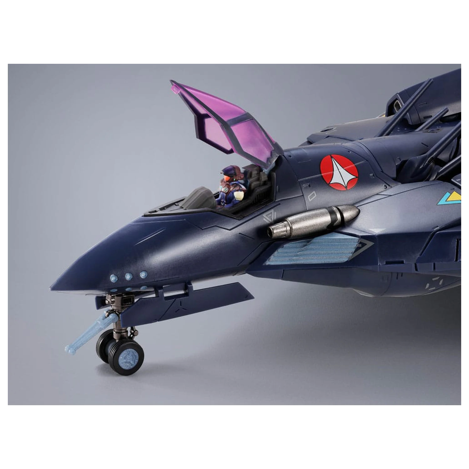 Macross 7 DX Chogokin VF-17S Nightmare Stealthvalkyrie (Gamlin Kizaki use) akciófigura 25 cm termékfotó