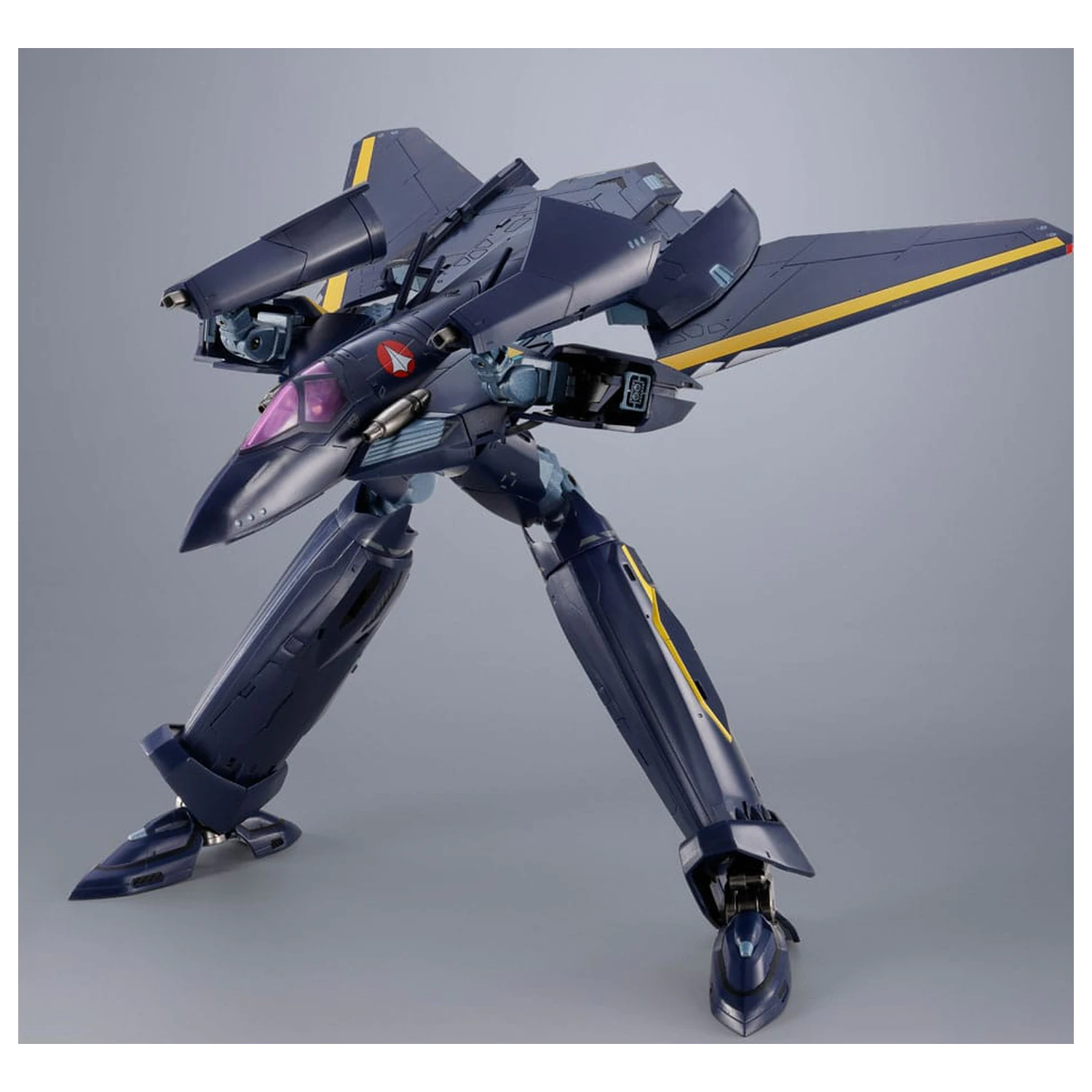 Macross 7 DX Chogokin VF-17S Nightmare Stealthvalkyrie (Gamlin Kizaki use) akciófigura 25 cm termékfotó
