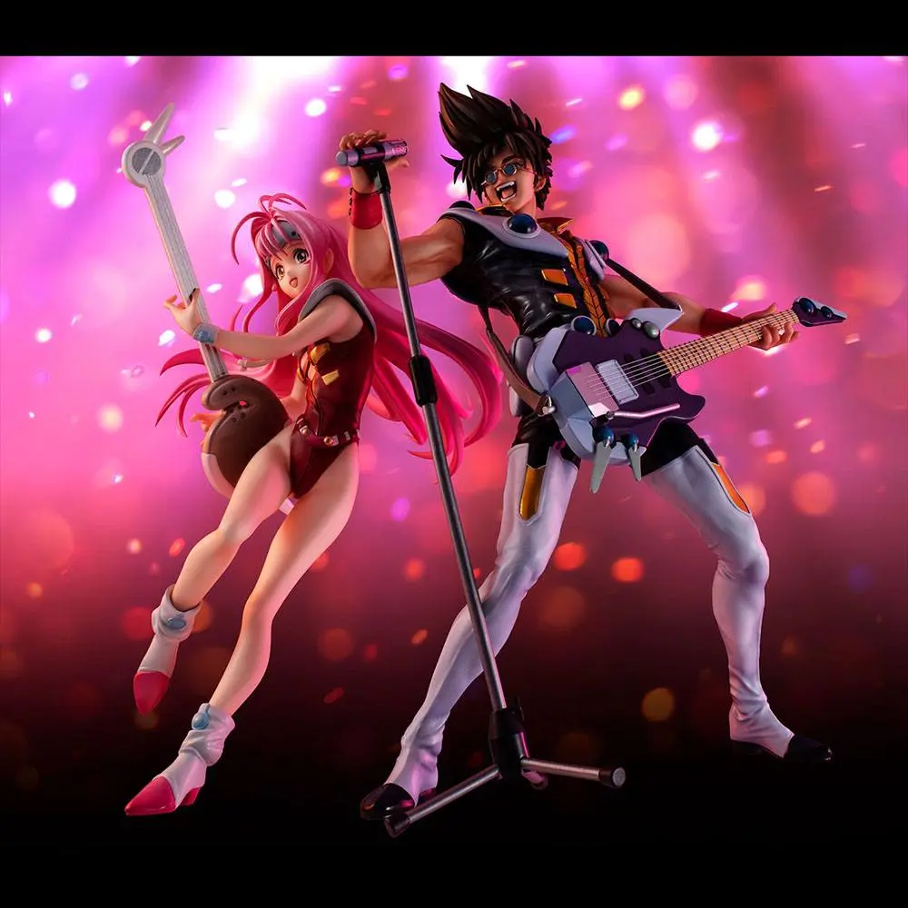 Macross 7 Fire Bomber Nekki Basara PVC szobor figura 23 cm termékfotó