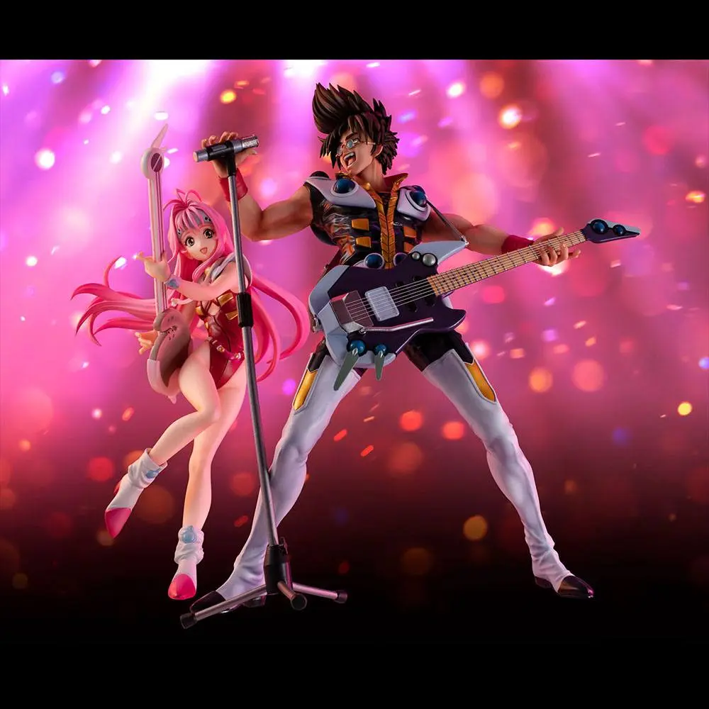 Macross 7 Fire Bomber Nekki Basara PVC szobor figura 23 cm termékfotó