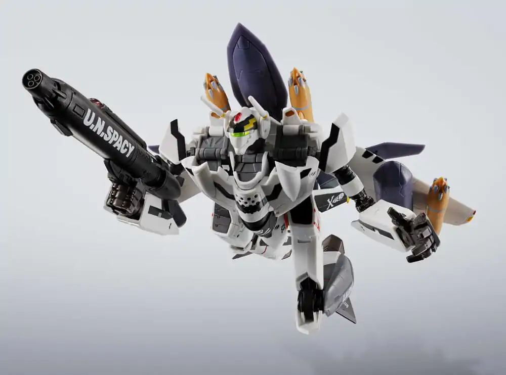 Macross 7 Hi-Metal R VF-0S Phoenix (Roy Focker Use) & QF-2200D-B Ghost Set akciófigura 14 cm  termékfotó