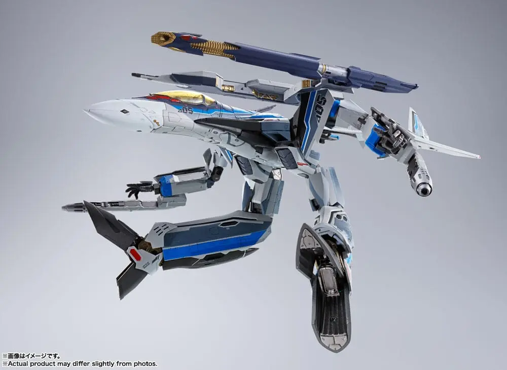 Macross Delta Movie: Absolute Live!!!!!! DX Chogokin Diecast VF-31AX Kairos-Plus (Hayate Immelmann Use) akciófigura 26 cm termékfotó