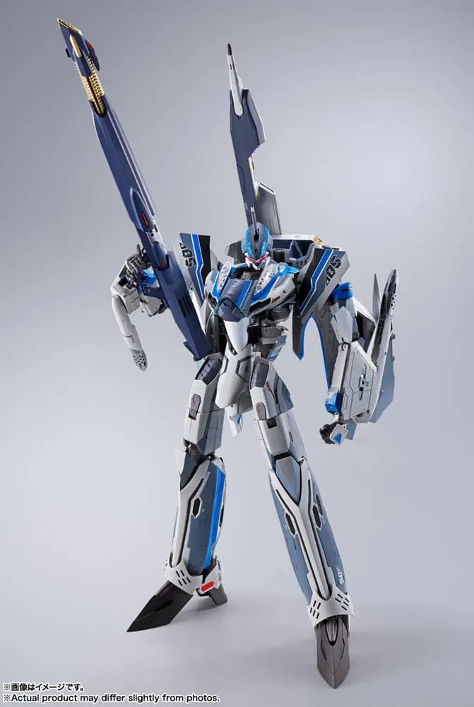 Macross Delta Movie: Absolute Live!!!!!! DX Chogokin Diecast VF-31AX Kairos-Plus (Hayate Immelmann Use) akciófigura 26 cm termékfotó