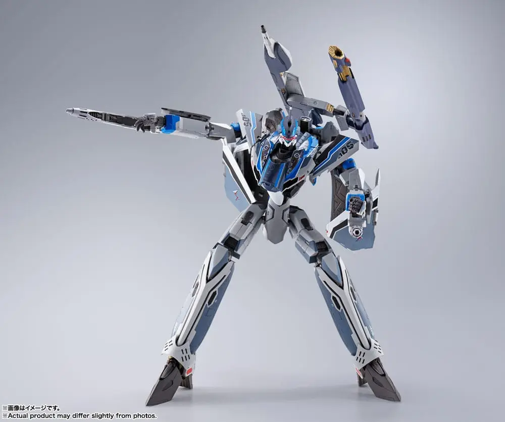 Macross Delta Movie: Absolute Live!!!!!! DX Chogokin Diecast VF-31AX Kairos-Plus (Hayate Immelmann Use) akciófigura 26 cm termékfotó