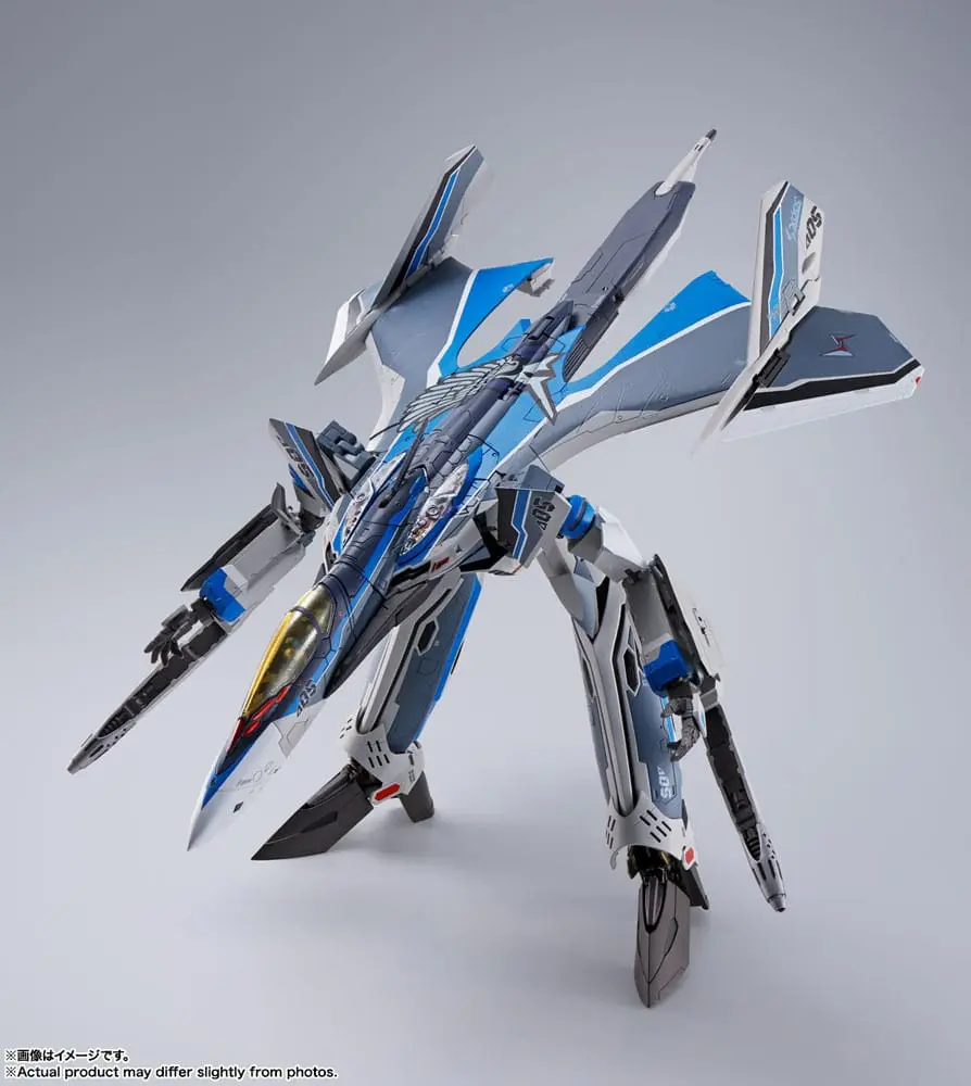 Macross Delta Movie: Absolute Live!!!!!! DX Chogokin Diecast VF-31AX Kairos-Plus (Hayate Immelmann Use) akciófigura 26 cm termékfotó