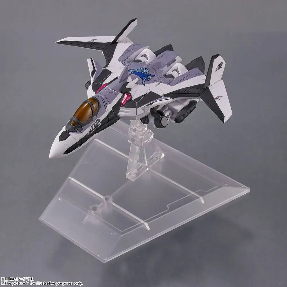 Macross Delta Tiny Session Vehicle VF-31F Siegfried (Messer Ihlefeld Use) with Kaname Buccaneer akciófigura 10 cm termékfotó