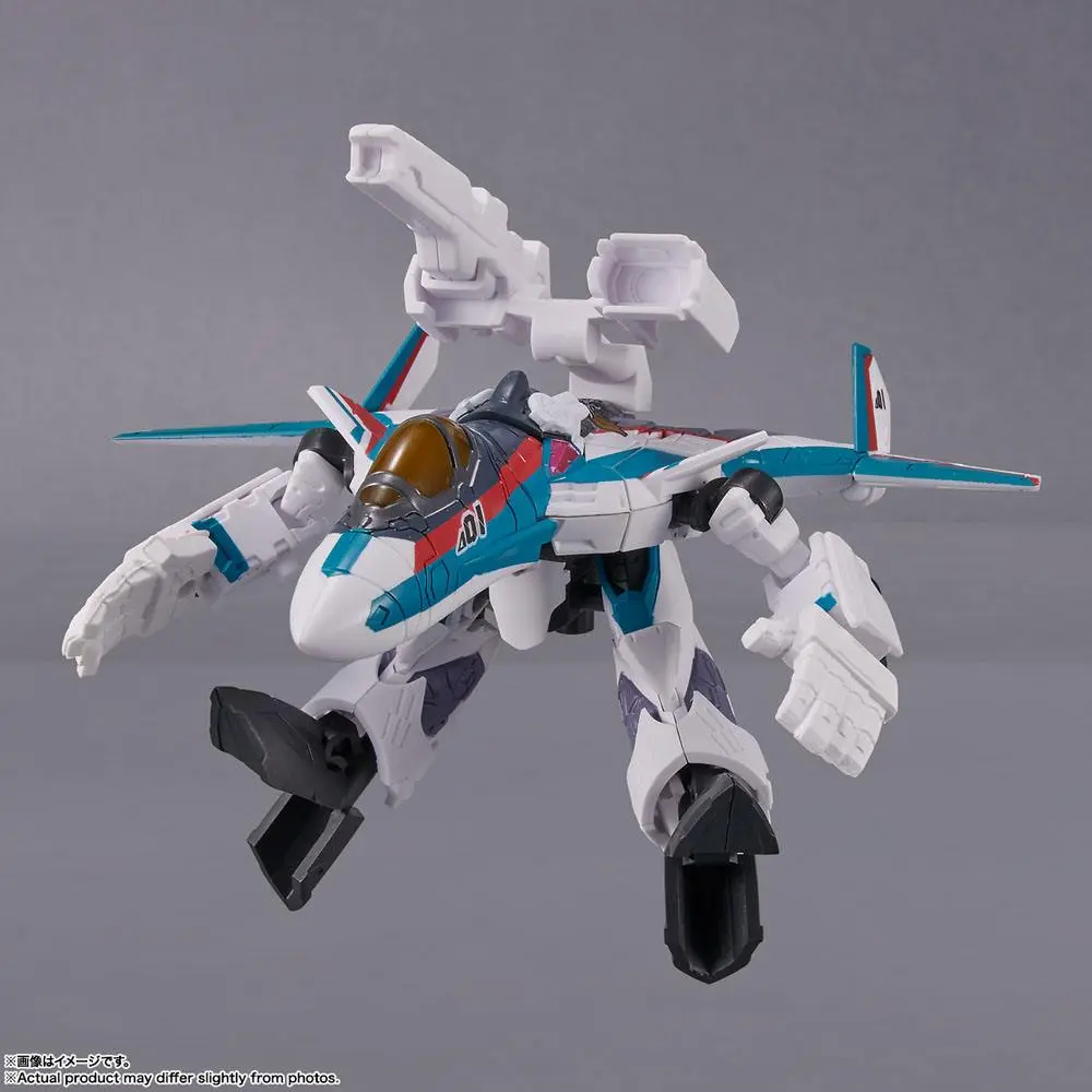 Macross Delta Tiny Session VF-31C Siegfried (Arad Mölders Use) with Mikumo Guynemer jármű és akciófigura 10 cm termékfotó