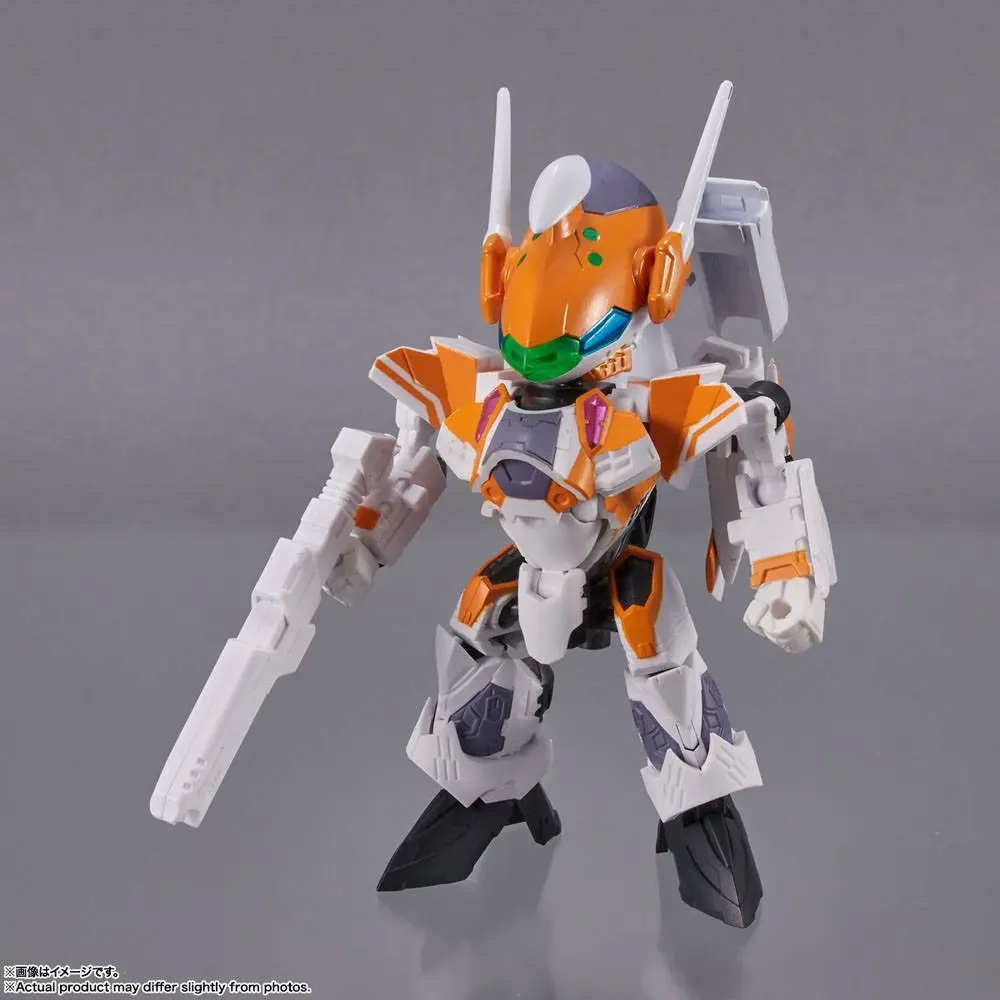 Macross Delta Tiny Session VF-31E Siegfried (Chuck Mustang Use) with Reina Prowler jármű és akciófigura 10 cm termékfotó
