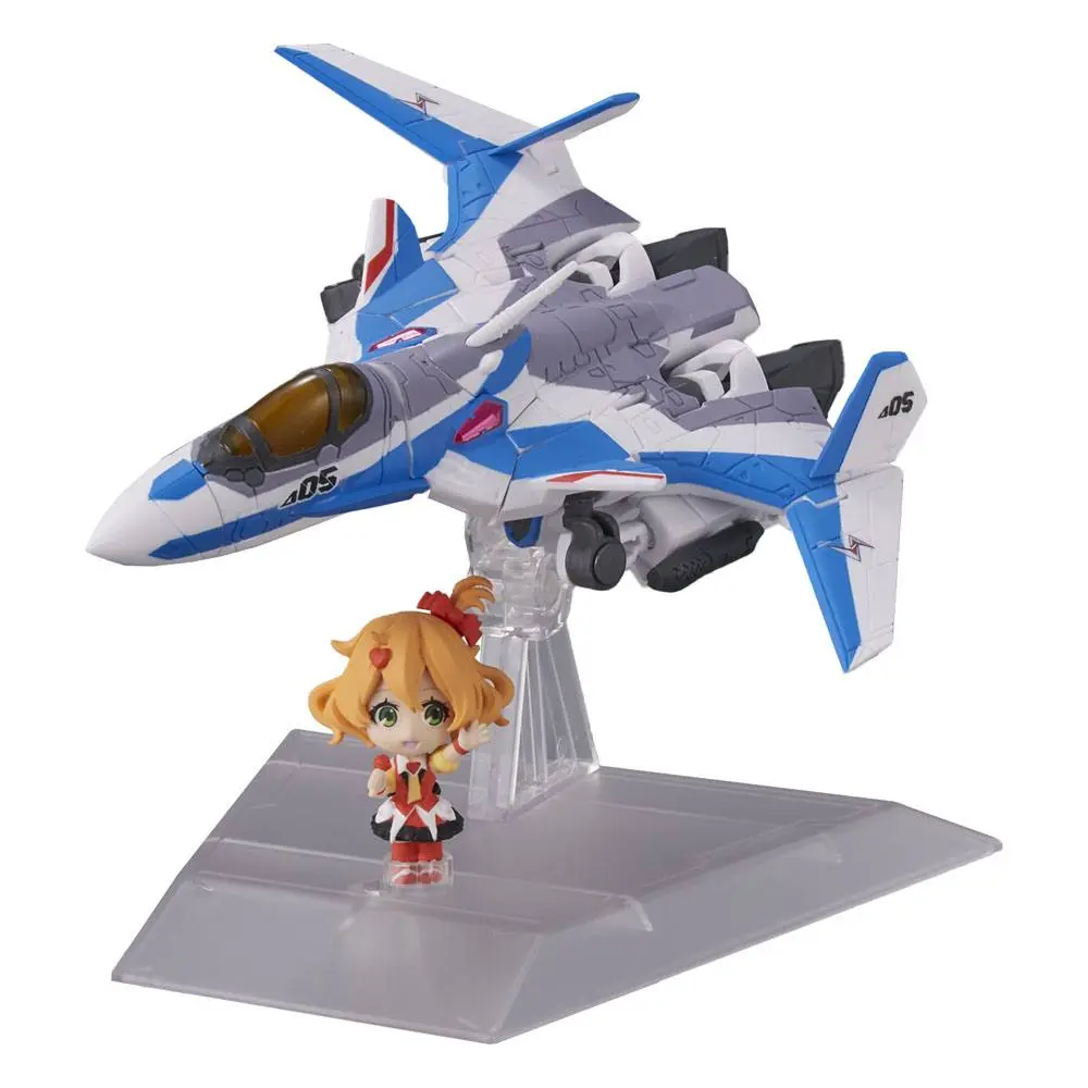 Macross Delta Tiny Session VVF-31J Siegfried (Hayate Immelmann Use) with Freyja Wion akciófigura 10 cm termékfotó