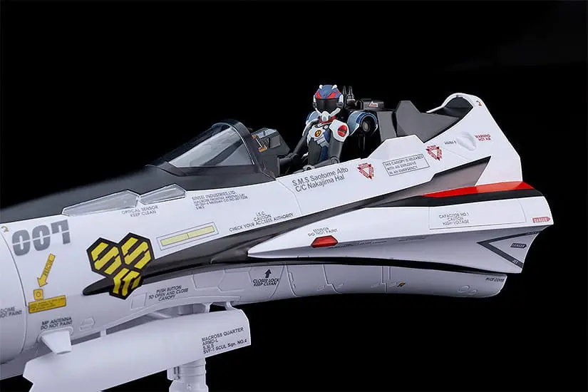 Macross Frontier 1/20 PLAMAX MF-69 Minimum Factory Alto Saotome With VF-25F Decal Set Műanyag modell készlet 9 cm termékfotó