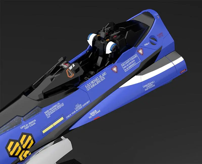 Macross Frontier PLAMAX MF-61: minimum factory Fighter Nose Collection VF-25G (Michael Blanc's Fighter) Műanyag modell készlet 34 cm termékfotó
