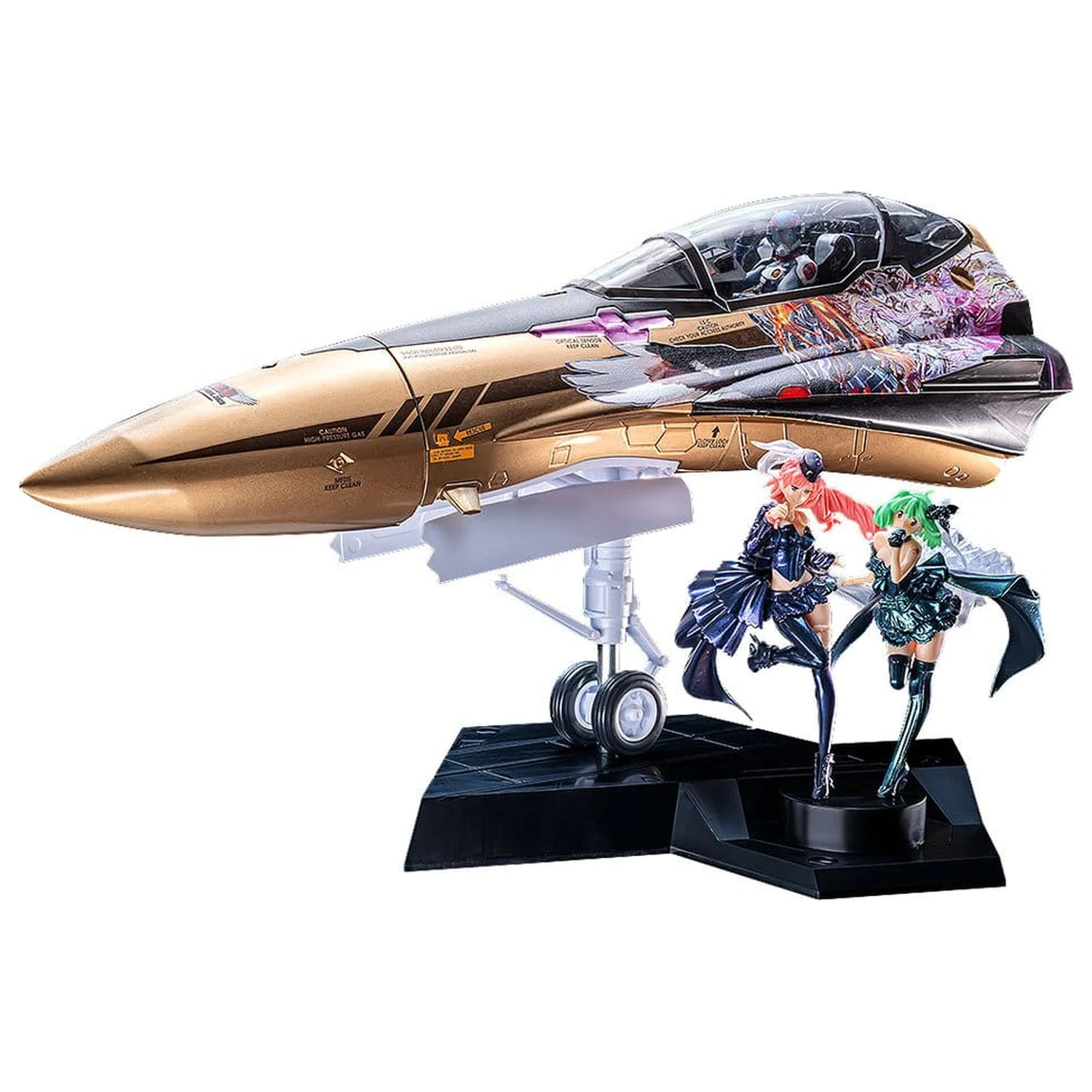 Macross Frontier PLAMAX MF-98: minimum factory Fighter Nose Collection YF-29 GALAXY Set Műanyag modell készlet 90 cm termékfotó
