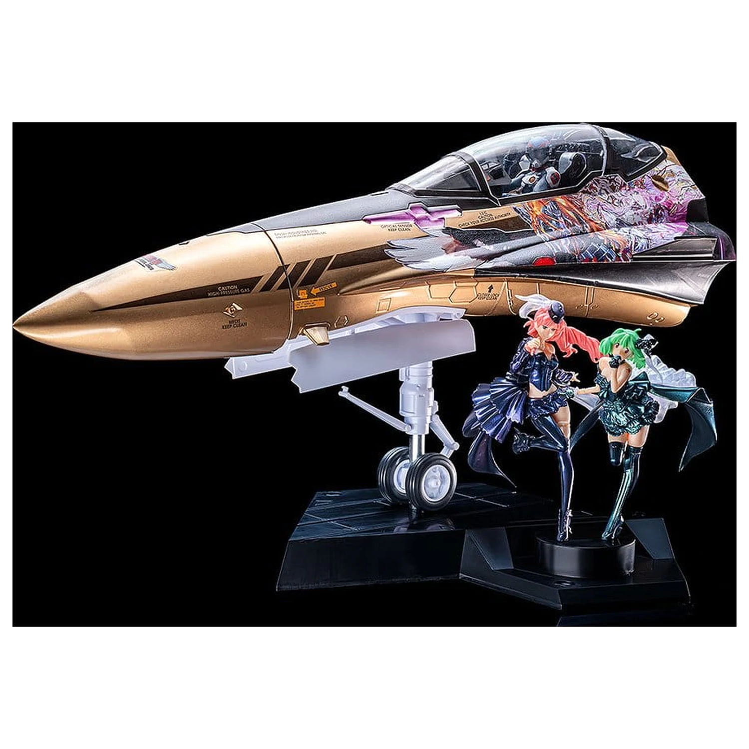 Macross Frontier PLAMAX MF-98: minimum factory Fighter Nose Collection YF-29 GALAXY Set Műanyag modell készlet 90 cm termékfotó