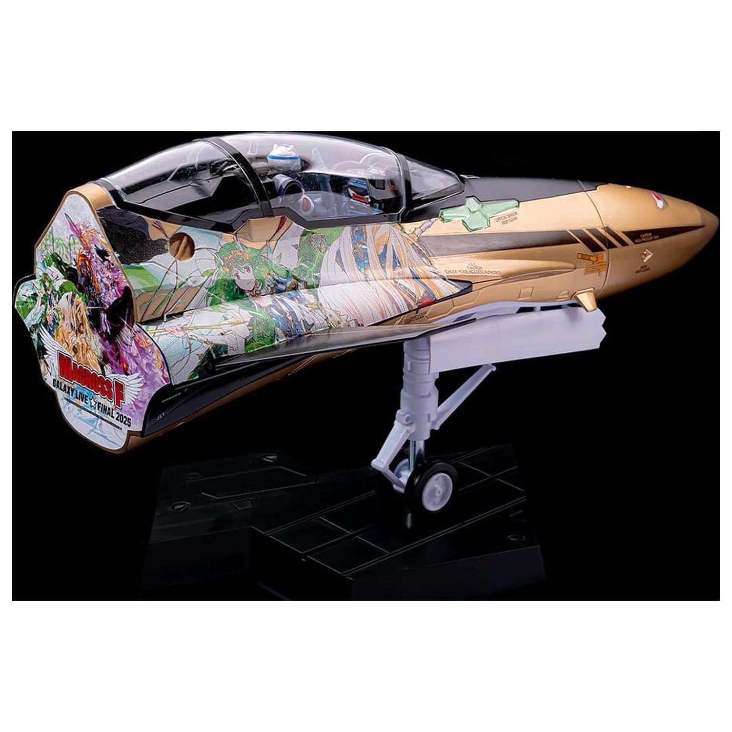 Macross Frontier PLAMAX MF-98: minimum factory Fighter Nose Collection YF-29 GALAXY Set Műanyag modell készlet 90 cm termékfotó