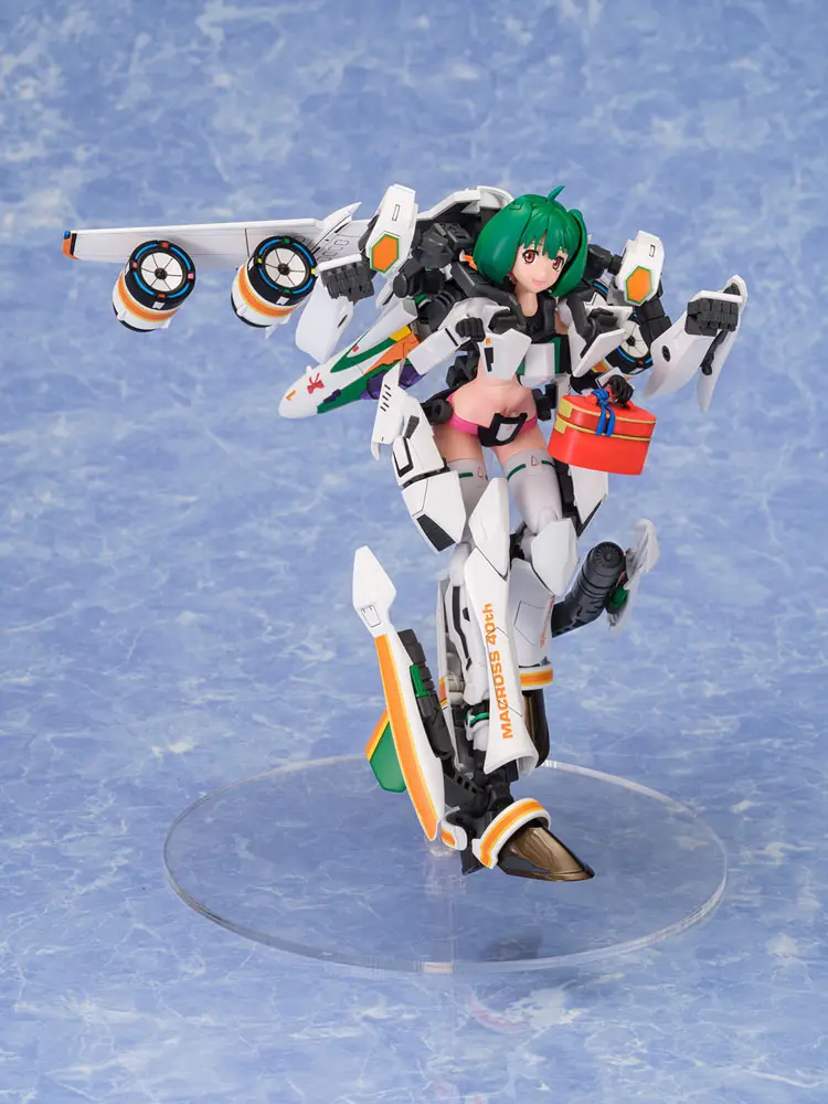 Macross Frontier VF-25F Messiah Ranka Lee Macross 40th Anniversary  Műanyag modell készlet 22 cm termékfotó