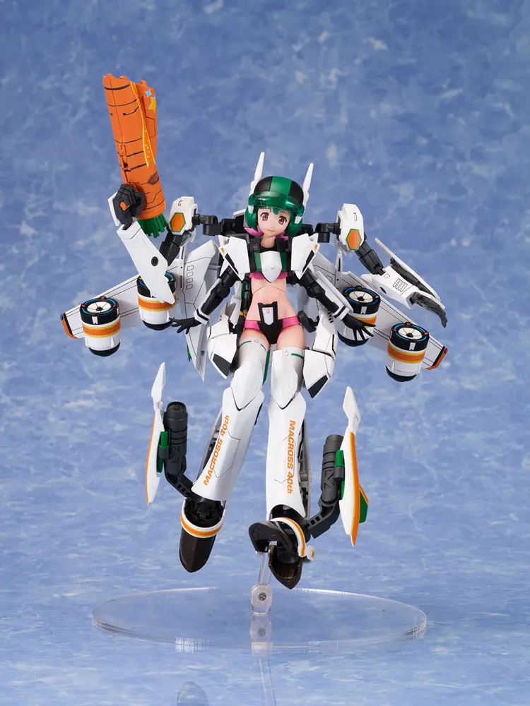Macross Frontier VF-25F Messiah Ranka Lee Macross 40th Anniversary  Műanyag modell készlet 22 cm termékfotó