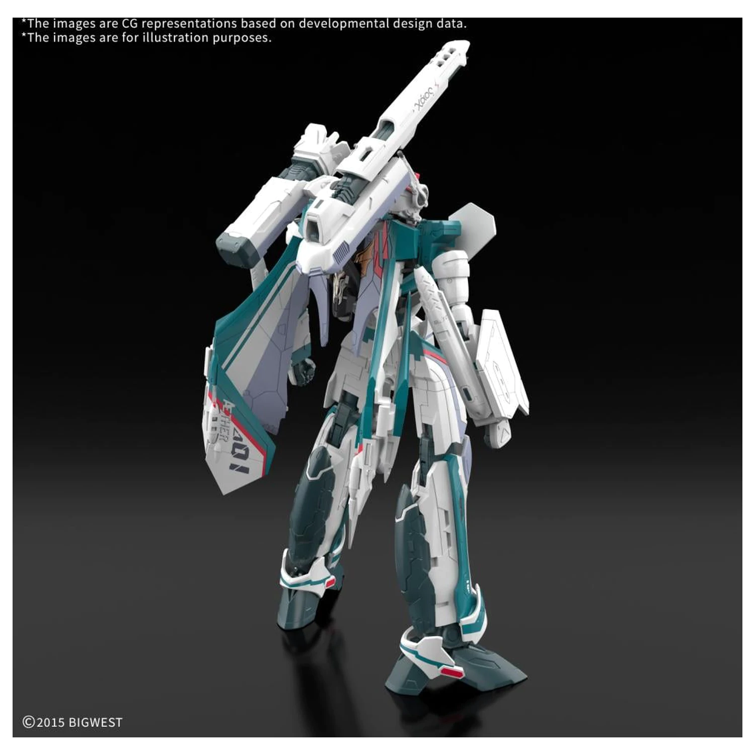 Macross HG 1/100 VF-31S Siegfried (Arad Moders Use) modell készlet termékfotó