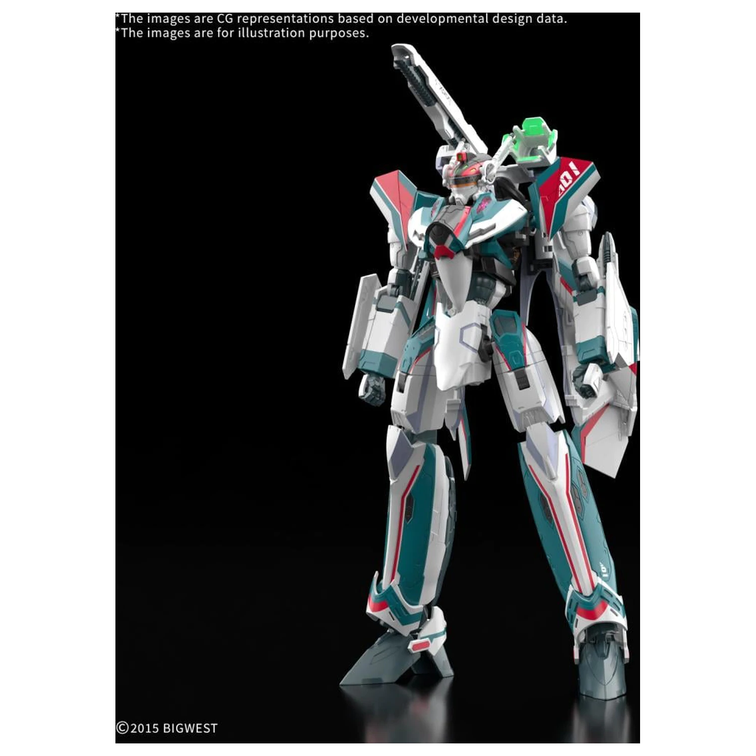 Macross HG 1/100 VF-31S Siegfried Deluxe Set modell készlet termékfotó