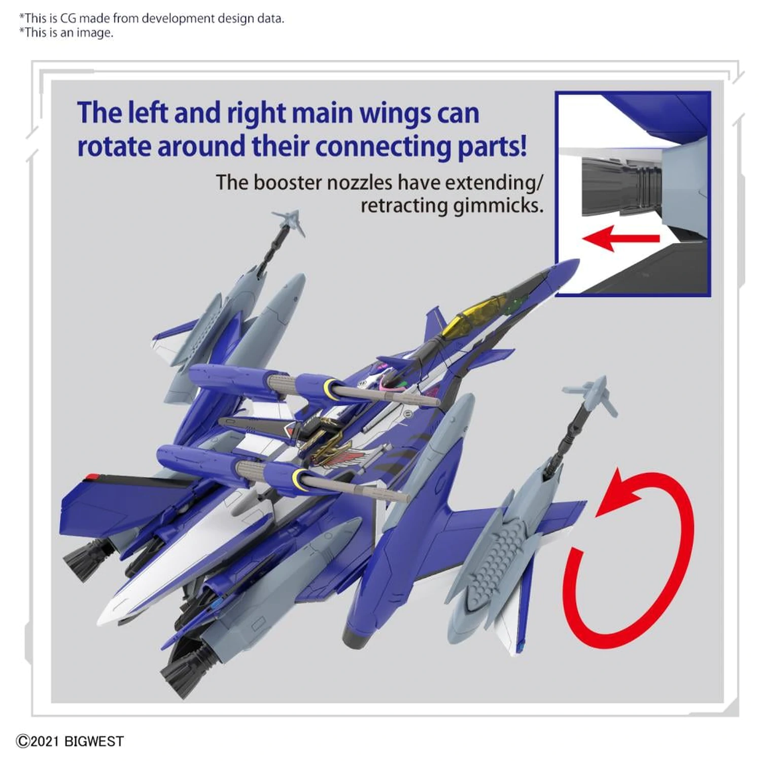 MACROSS HG 1/100 YF-29 Durandal Valkyrie Full csomag modell készlet termékfotó