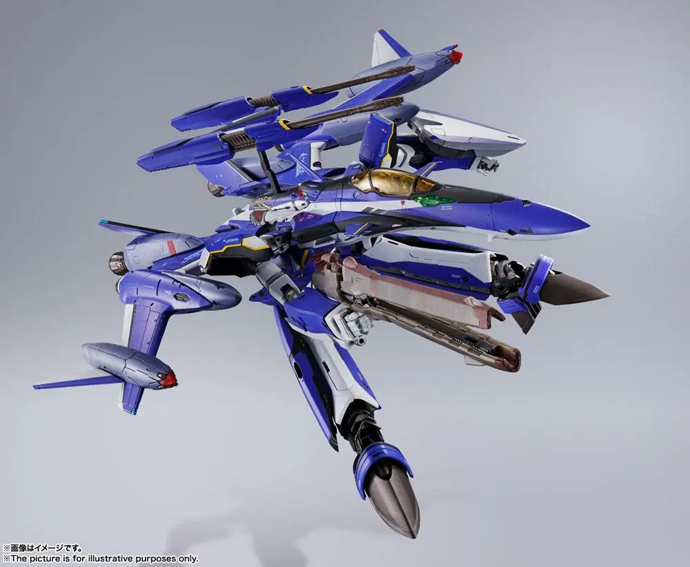 Macross Movie: Absolut Live DX Chogokin Diecast YF-29 Durandal (Maximilian Genius) Full Set Pack 22 akciófigura 22 cm termékfotó