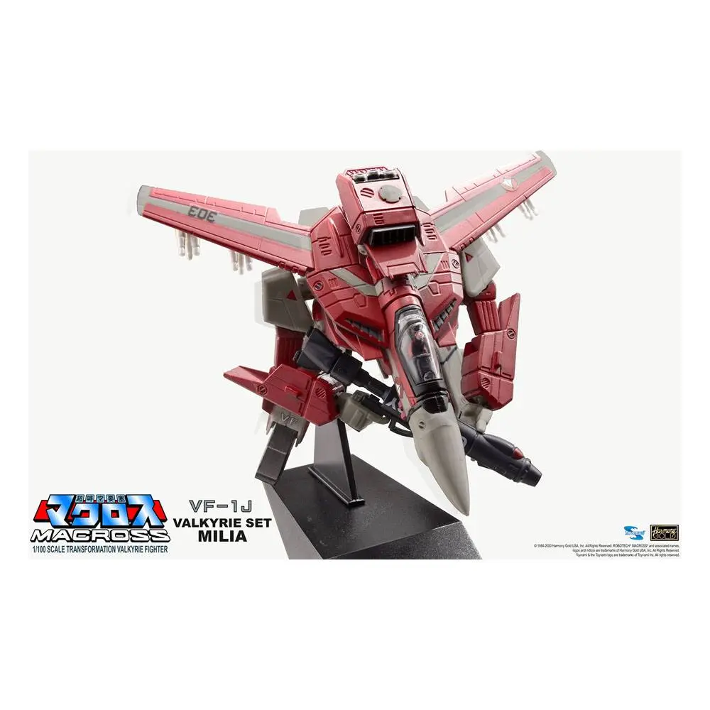 Macross Retro Transformable Collection 1/100 VF-1J Milia Valkyrie akciófigura 13 cm termékfotó