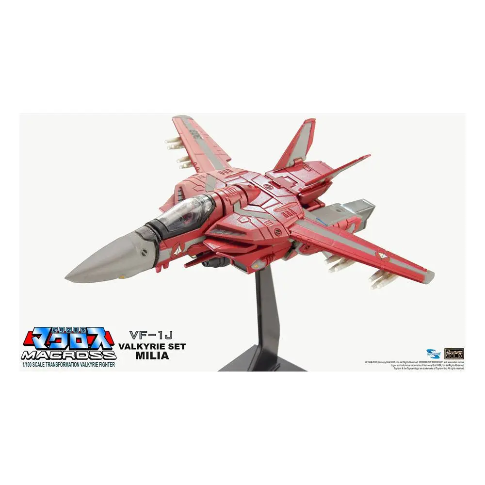 Macross Retro Transformable Collection 1/100 VF-1J Milia Valkyrie akciófigura 13 cm termékfotó