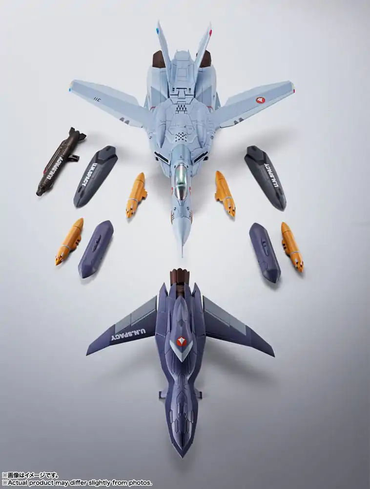 Macross Zero Hi-Metal R VF-0A Phoenix (Shin Kudo Use) & QF-2200D-B Ghost akciófigura 30 cm termékfotó