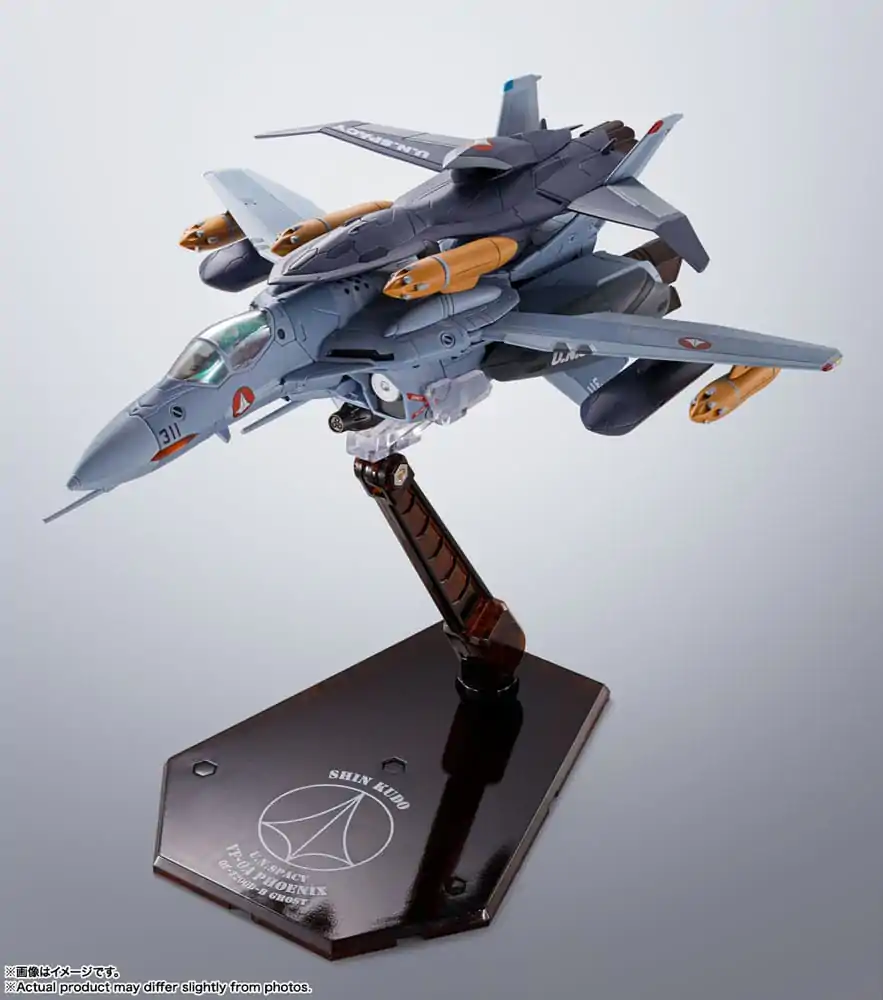 Macross Zero Hi-Metal R VF-0A Phoenix (Shin Kudo Use) & QF-2200D-B Ghost akciófigura 30 cm termékfotó