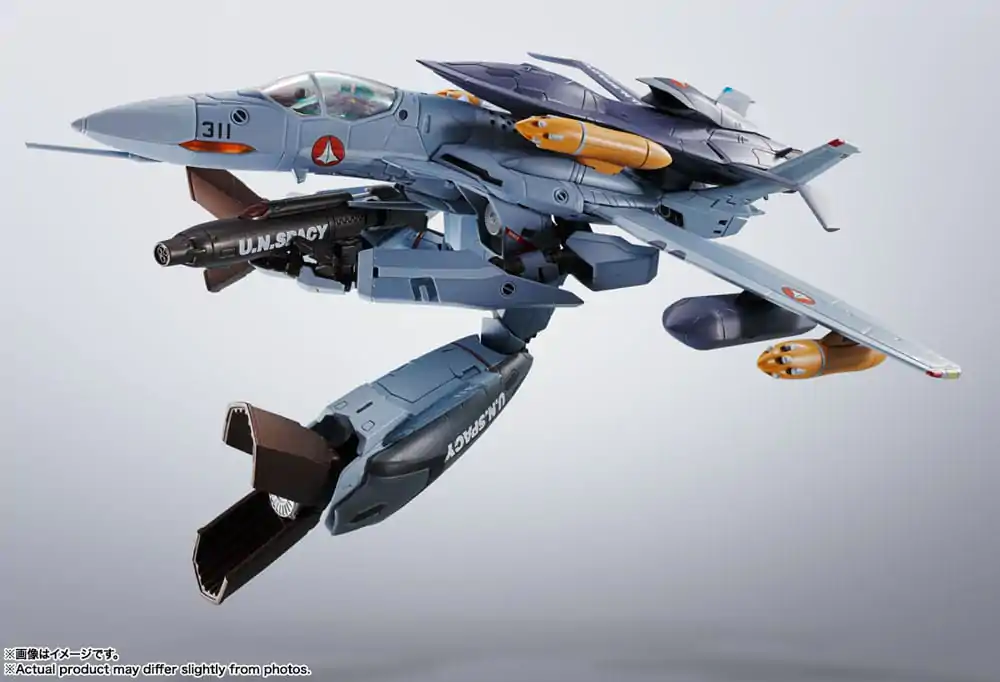 Macross Zero Hi-Metal R VF-0A Phoenix (Shin Kudo Use) & QF-2200D-B Ghost akciófigura 30 cm termékfotó