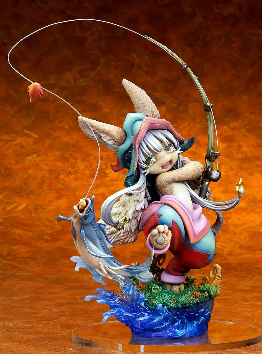 Made in Abyss 1/8 Nanachi Gankimasu Fishing PVC szobor figura 23 cm termékfotó
