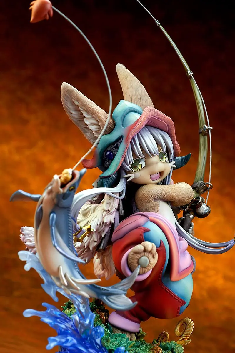 Made in Abyss 1/8 Nanachi Gankimasu Fishing PVC szobor figura 23 cm termékfotó