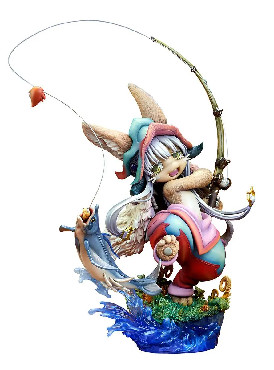 Made in Abyss 1/8 Nanachi Gankimasu Fishing PVC szobor figura 23 cm termékfotó