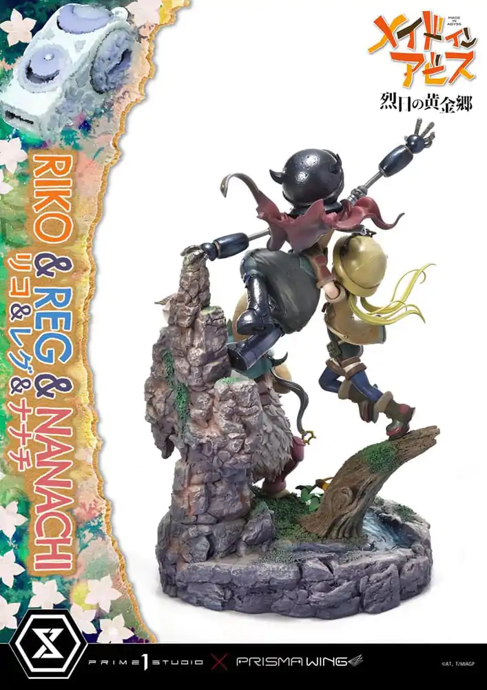 Made in Abyss Riko, Reg &amp; Manachi szobor figura 27 cm termékfotó