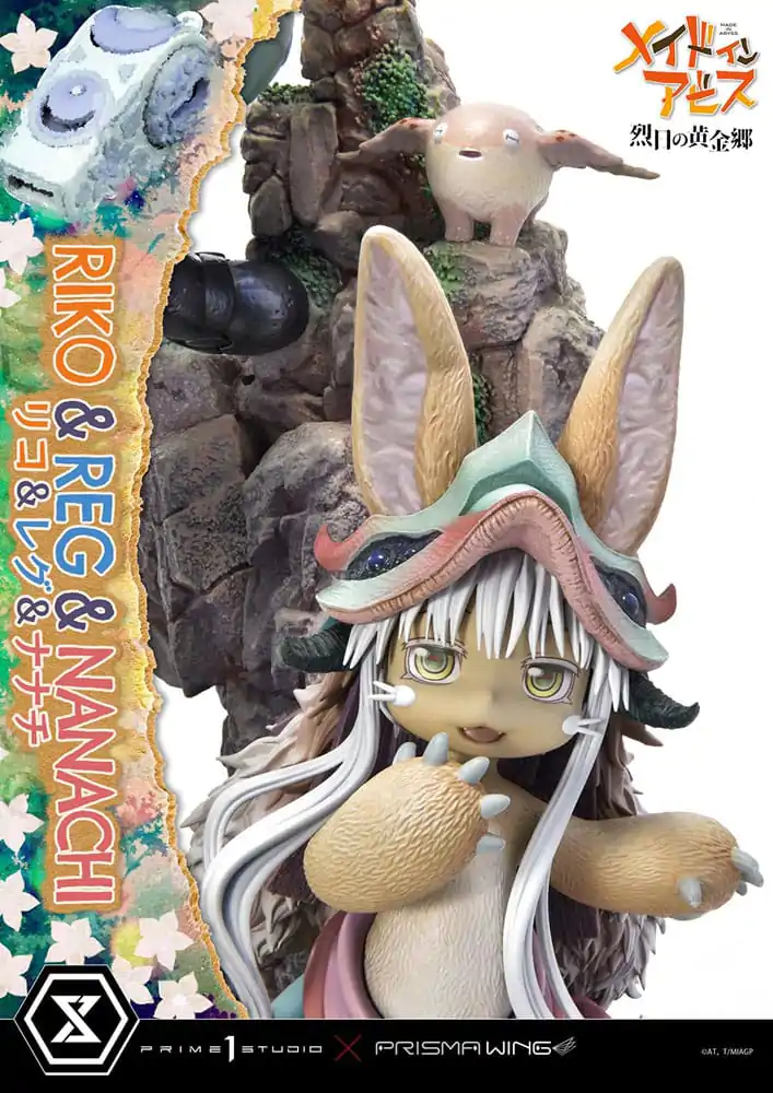 Made in Abyss Riko, Reg &amp; Manachi szobor figura 27 cm termékfotó