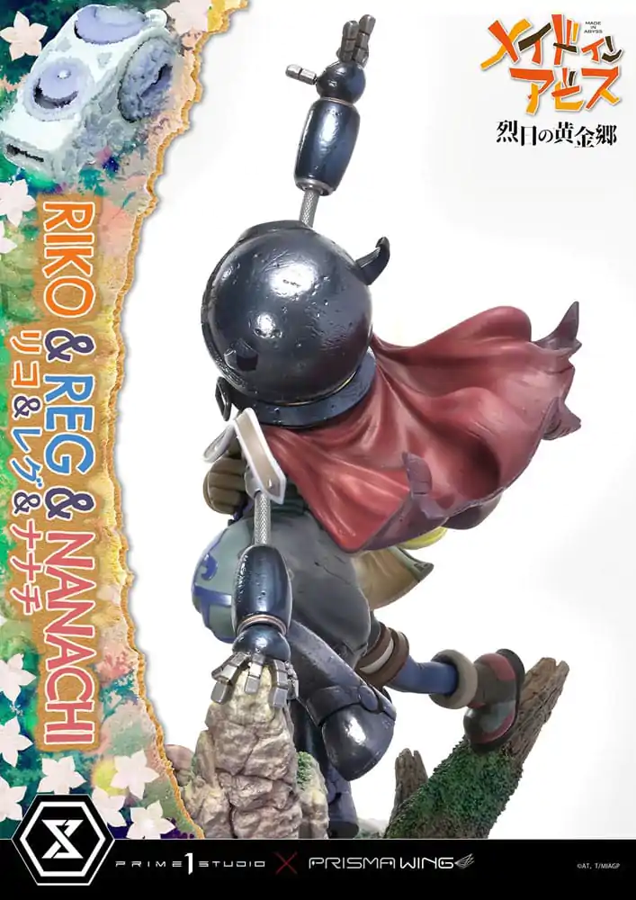 Made in Abyss Riko, Reg &amp; Manachi szobor figura 27 cm termékfotó