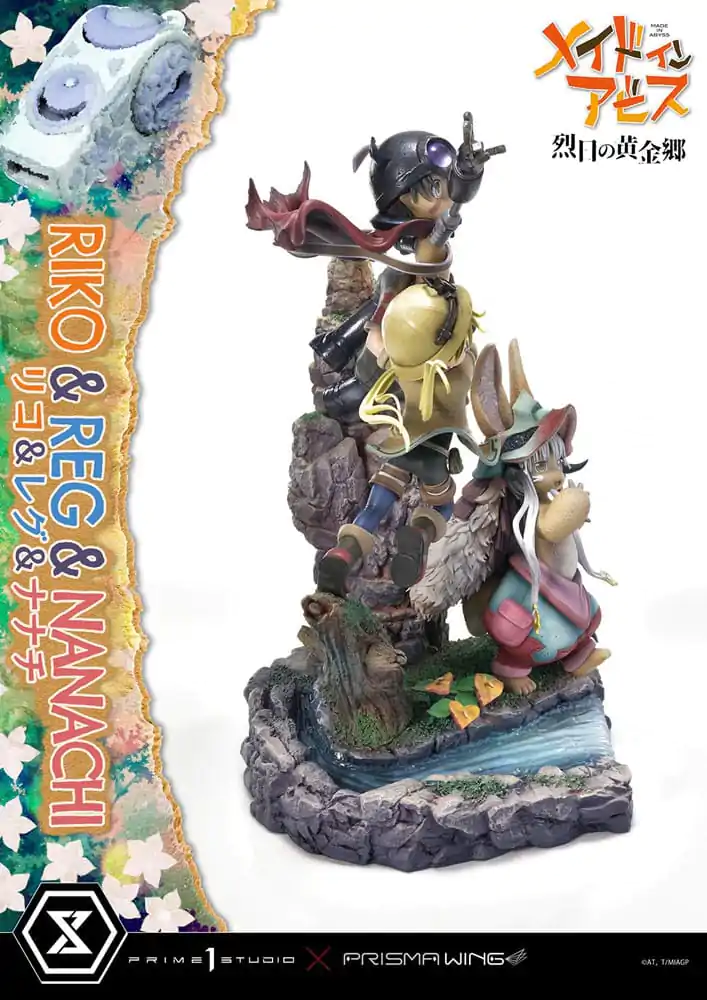 Made in Abyss Riko, Reg &amp; Manachi szobor figura 27 cm termékfotó