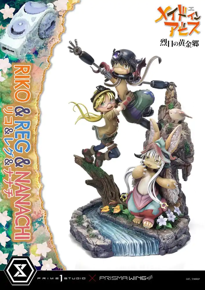 Made in Abyss Riko, Reg &amp; Manachi szobor figura 27 cm termékfotó