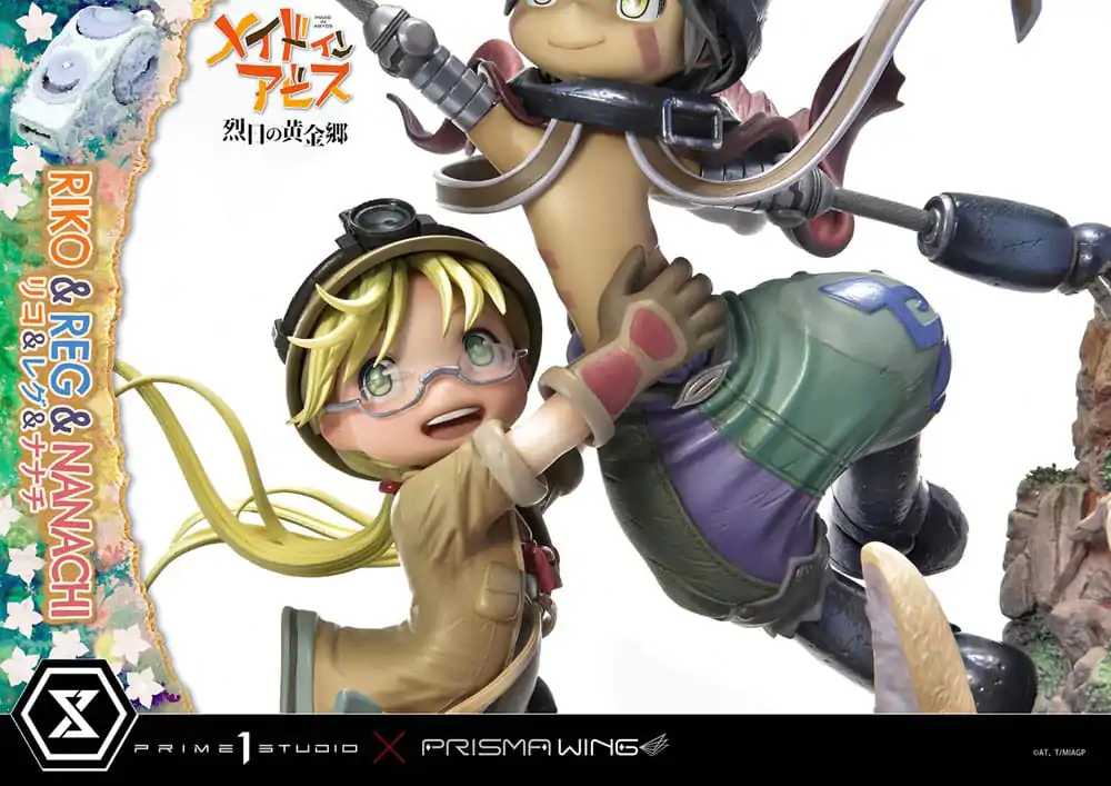 Made in Abyss Riko, Reg &amp; Manachi szobor figura 27 cm termékfotó