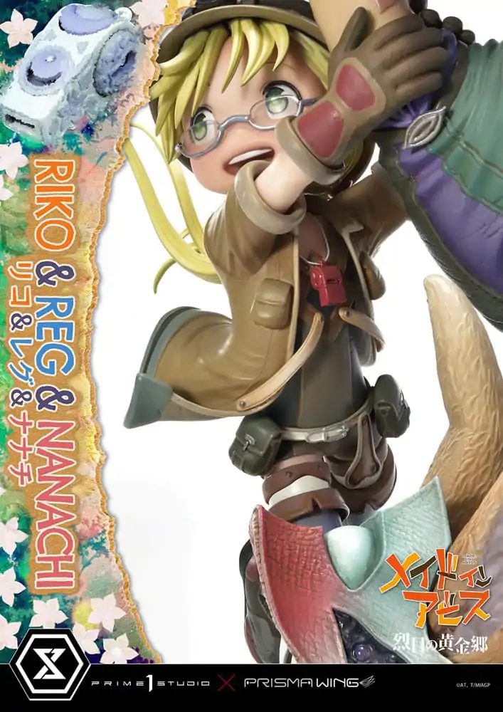 Made in Abyss Riko, Reg &amp; Manachi szobor figura 27 cm termékfotó